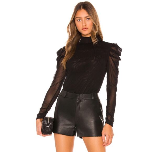 Diane von Furstenberg New Remy Top in Black NWT Size XL - Picture 1 of 3